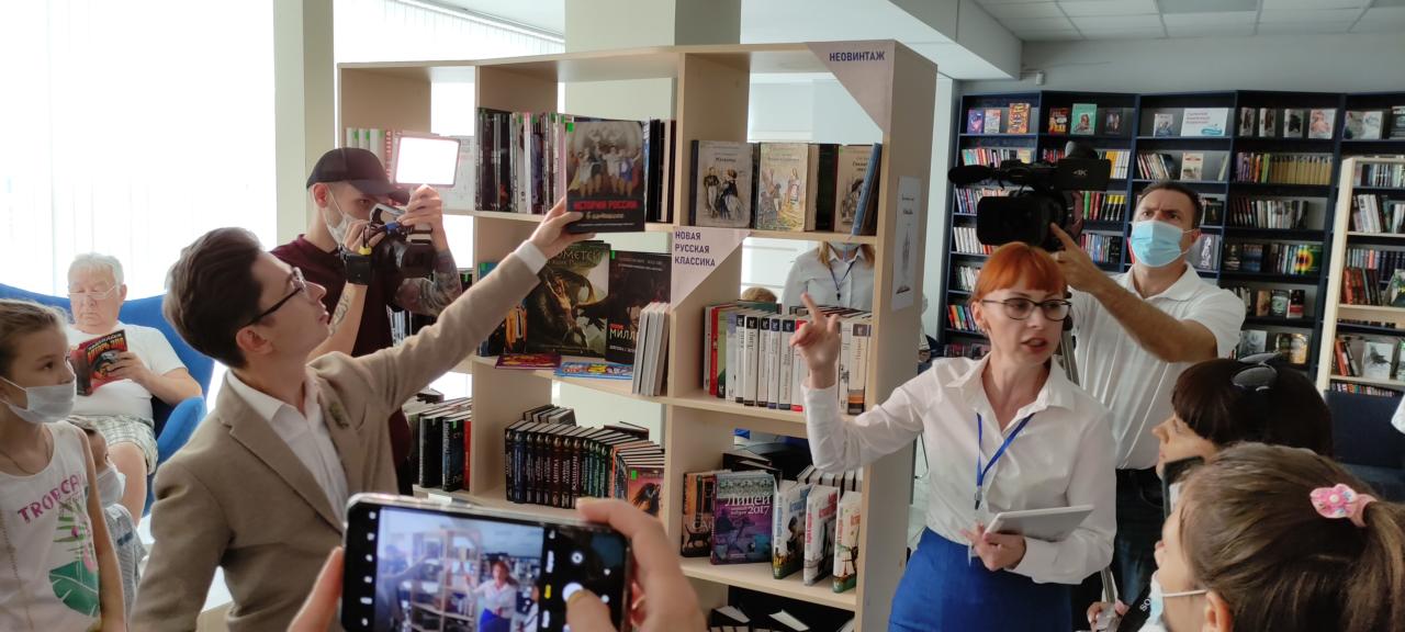 открытие библиотеки нового поколения в Копейске