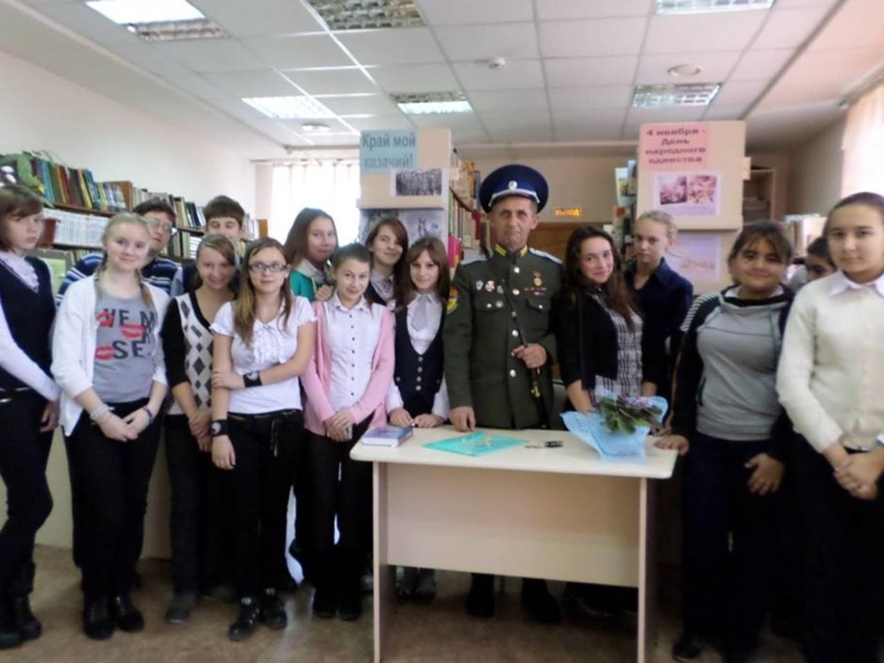 Школьники поселка Потанино узнали об истории казачества