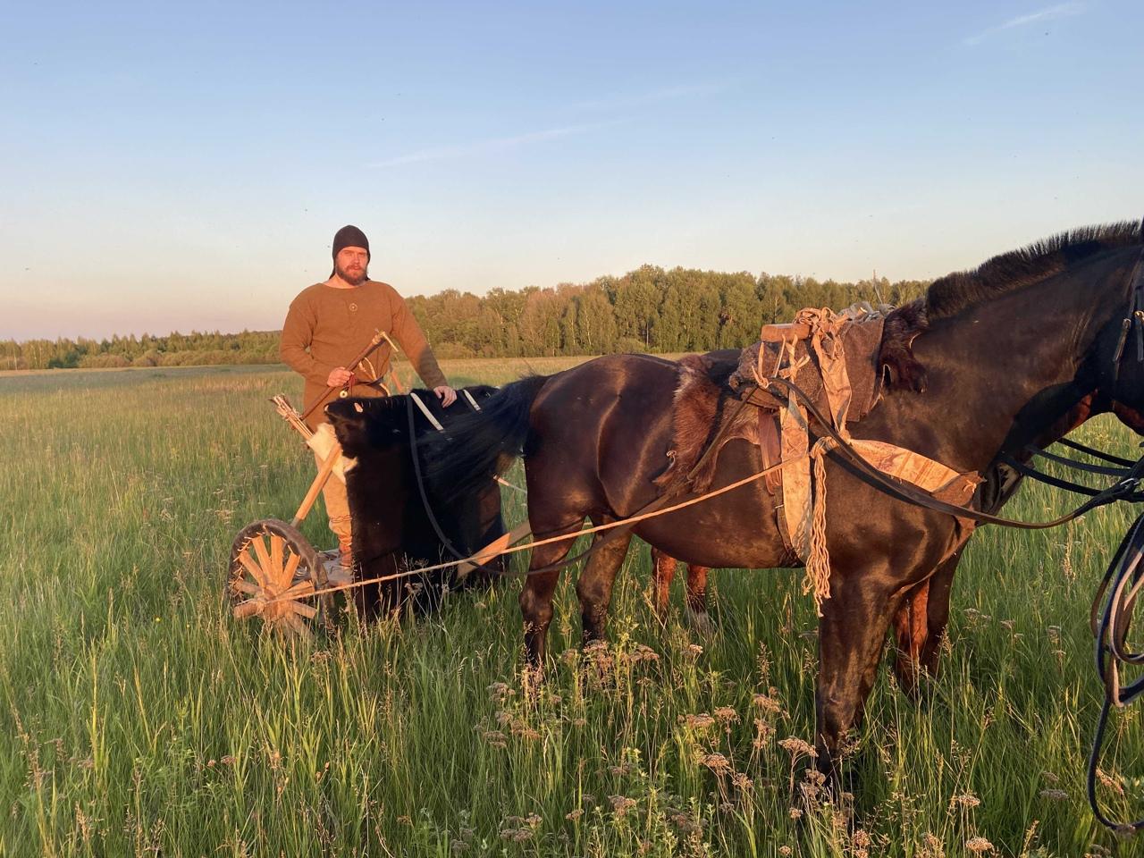 Каскадер из Молдовы собирается «объезить» аркаимскую колесницу   